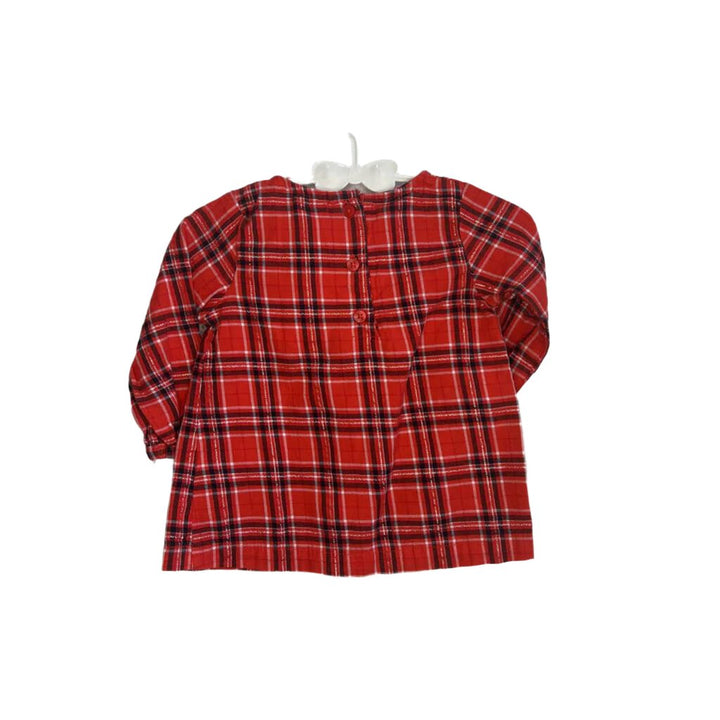 LS Plaid Shirt / Bow on Collar