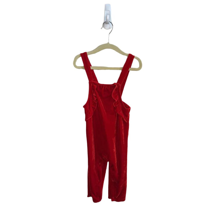 Velvet Romper Overalls