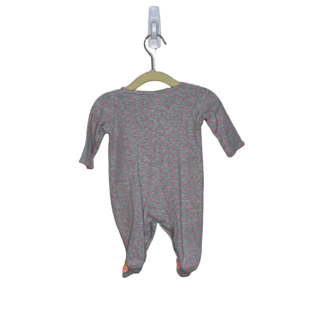 LS Footed Onesie / Ladybug