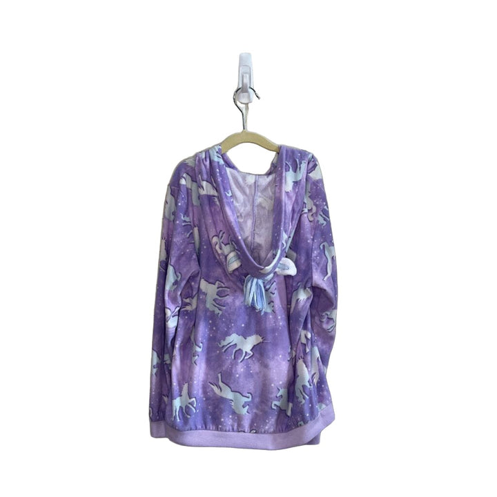 Hooded Fleece PJ Set / Unicorns