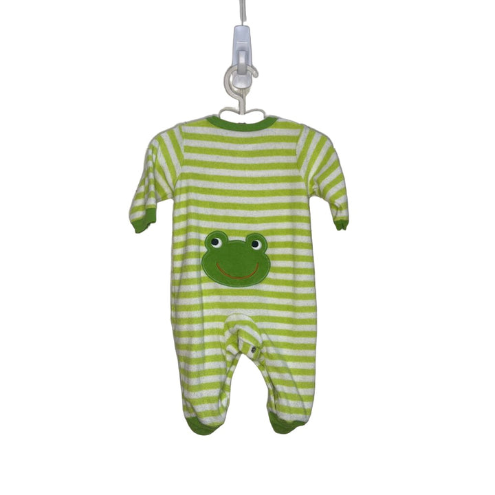 LS Fleece Striped Frog Sleeper