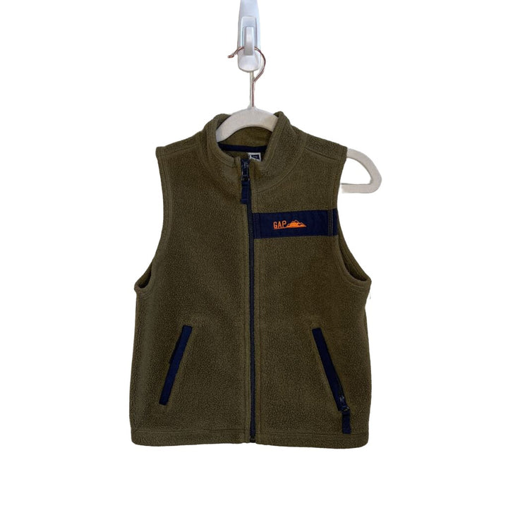 Fleece Zip Up Vest / Gap Mountain Logo