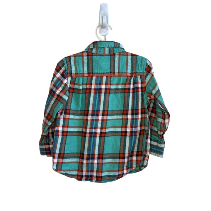 LS Flannel Button-Down