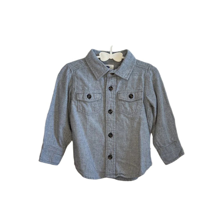 LS Collared Button-Down Shirt