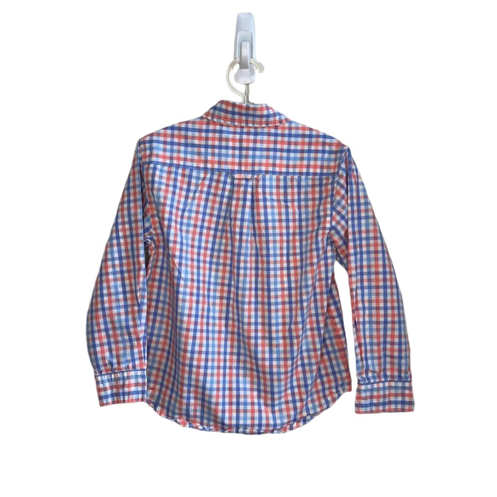 LS Collared Button Down / Checkered