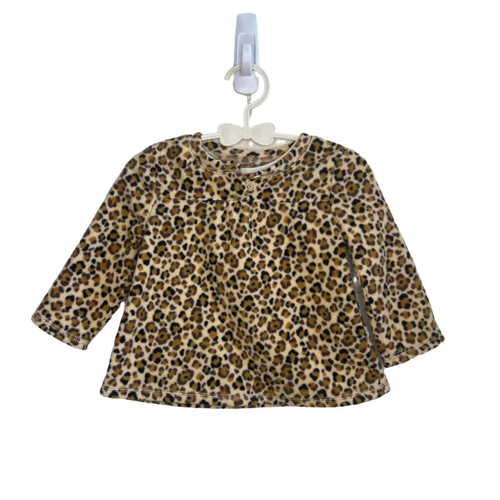 LS Fleece Animal Print Shirt