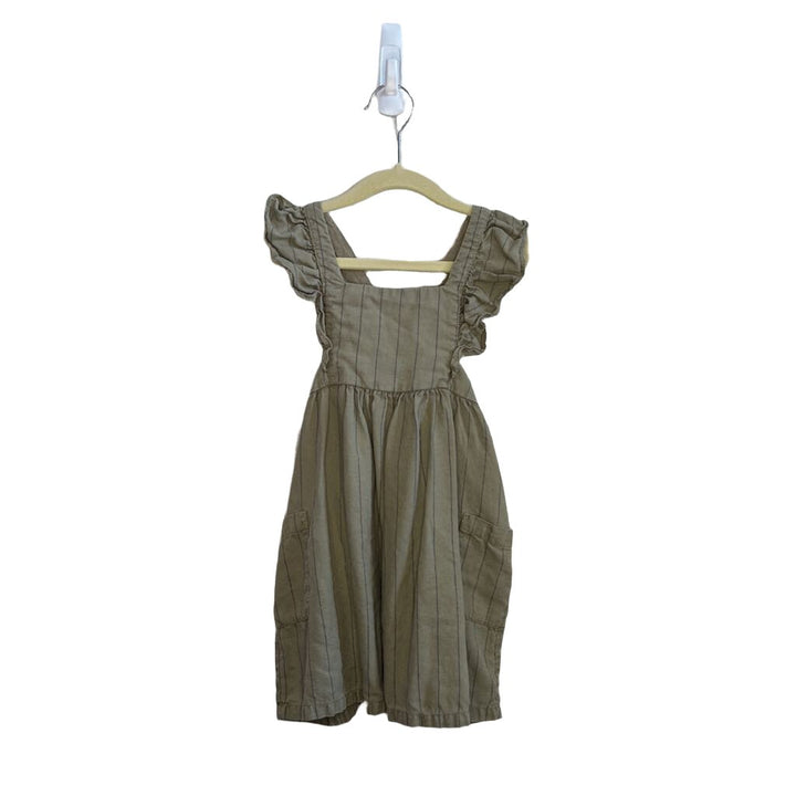 Overall Linen Dress