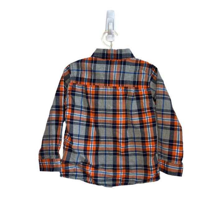 LS Plaid Button-Up Shirt