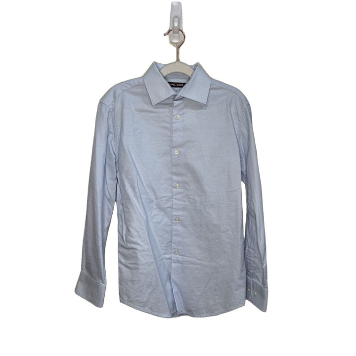 LS Striped Collared Button Down