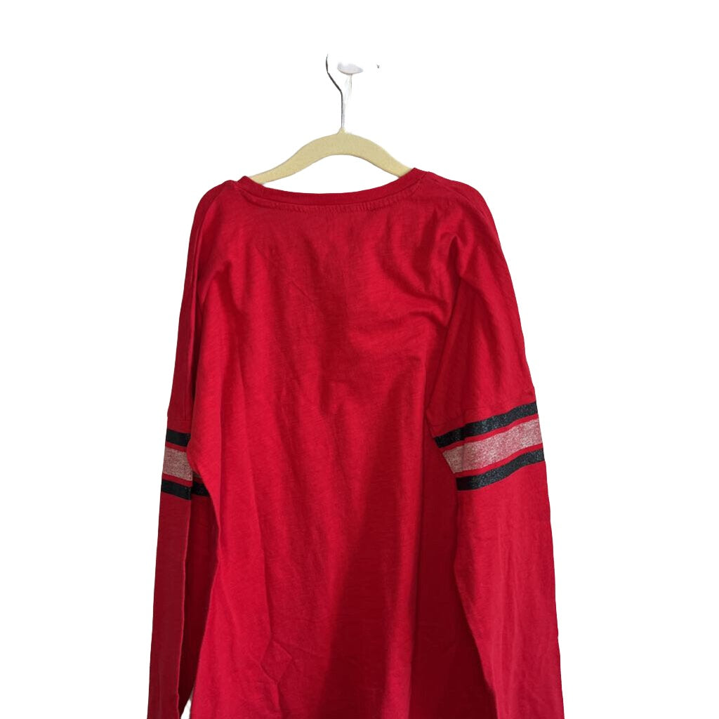 LS Shirt / Chicago Bulls + Glitter Stripe