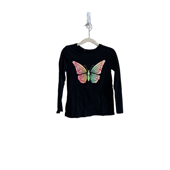 LS Shirt / Glitter Butterfly