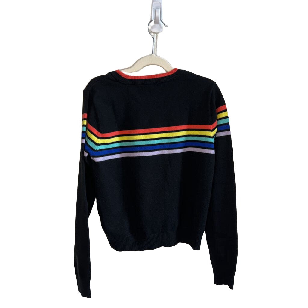 LS Pullover Sweater / Rainbow Stripes