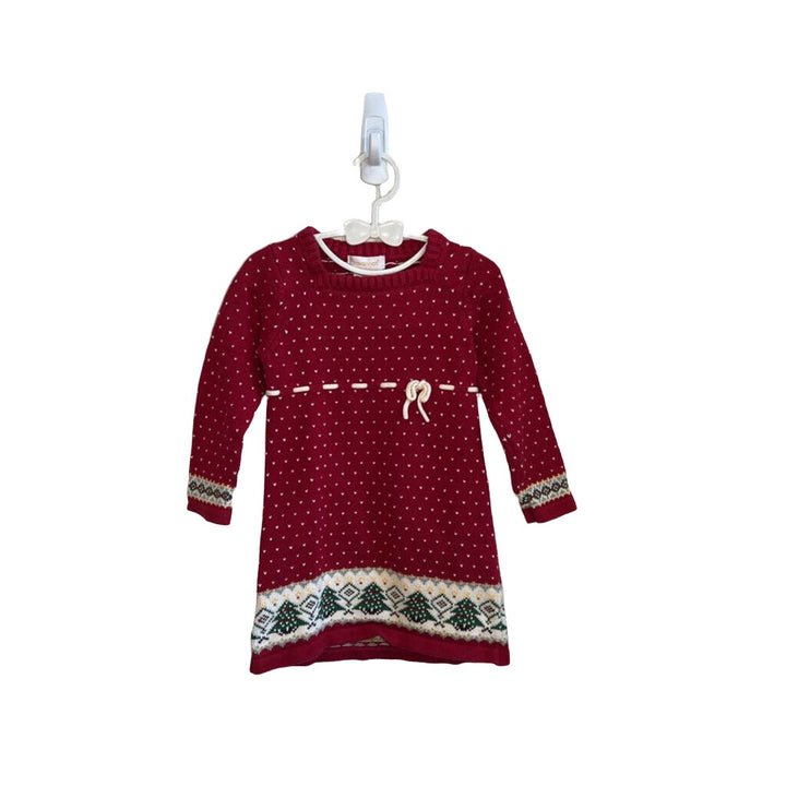 Christmas Tree Sweater Dress