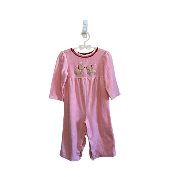 Fleece Reindeer Romper