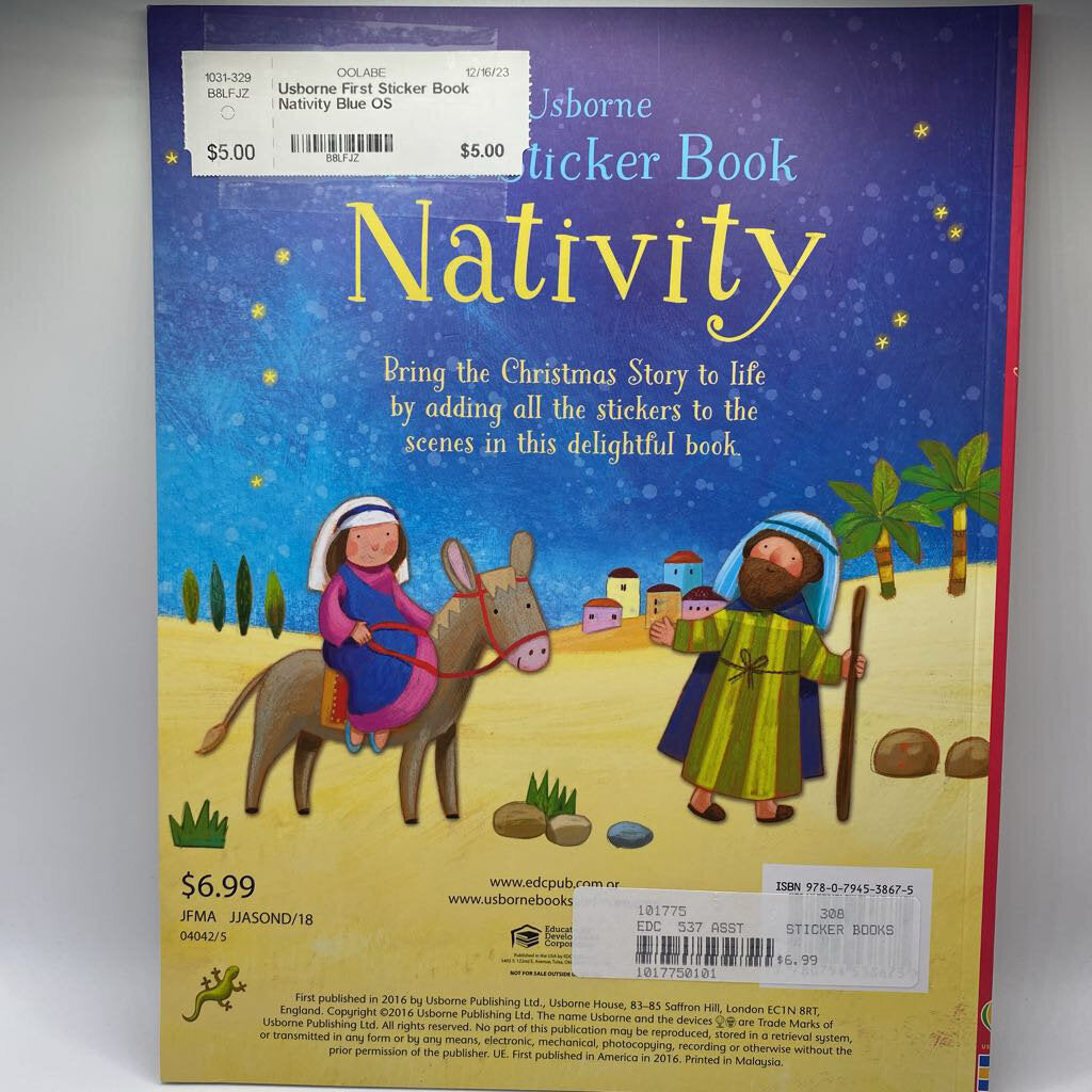 First Sticker Book Nativity