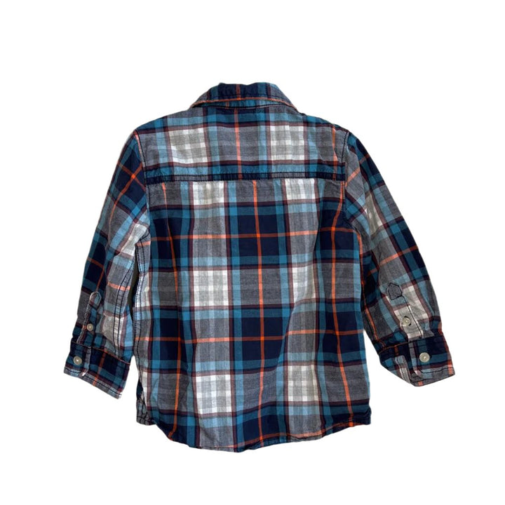 LS Collared Button Up / Checkered