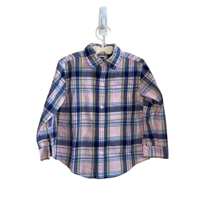 LS Collared Button Up / Checkered