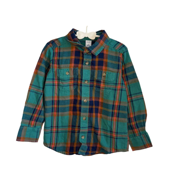 LS Collared Button Up / Checkered