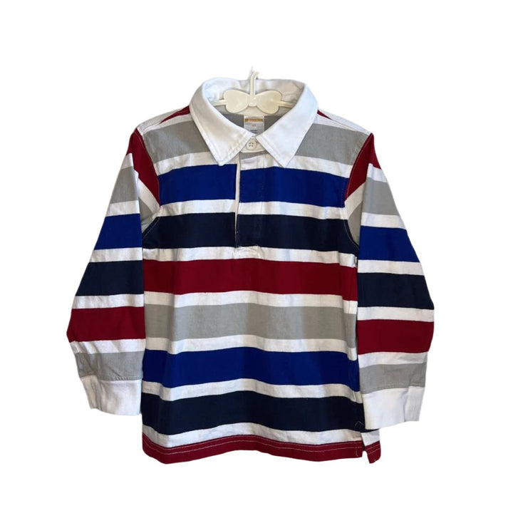 LS Collared Stripe Shirt