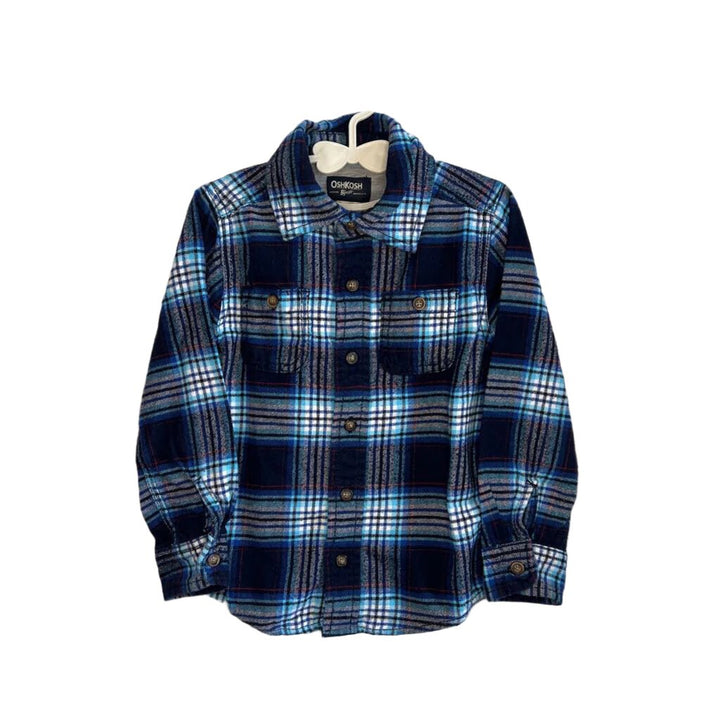 LS Collared Button Up / Checkered