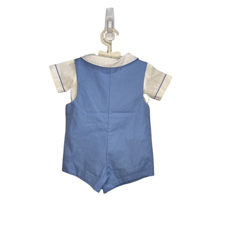 Three Horses Blue Romper