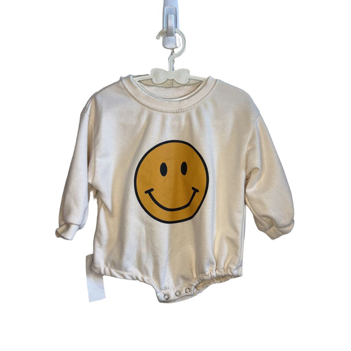 Happy Face Sweatshirt Onesie