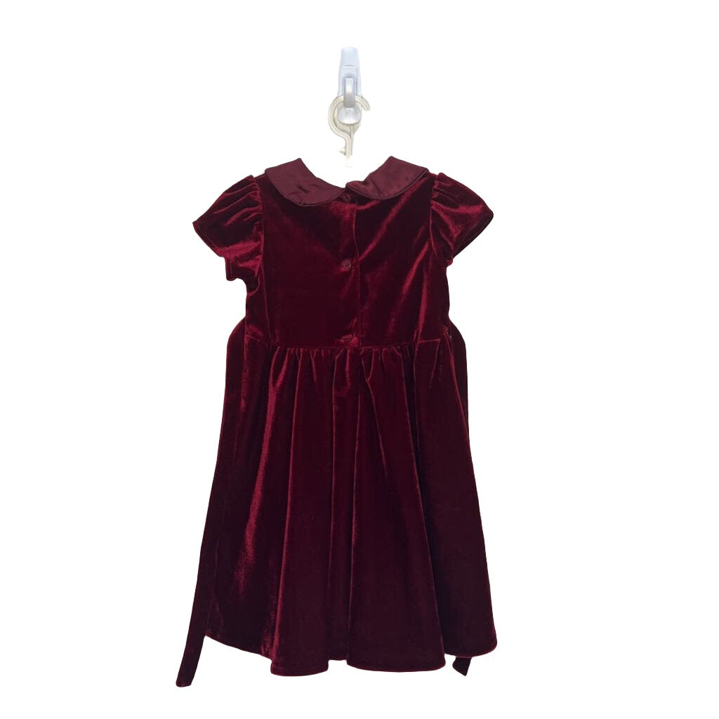 Collared Velvet Holiday Dress