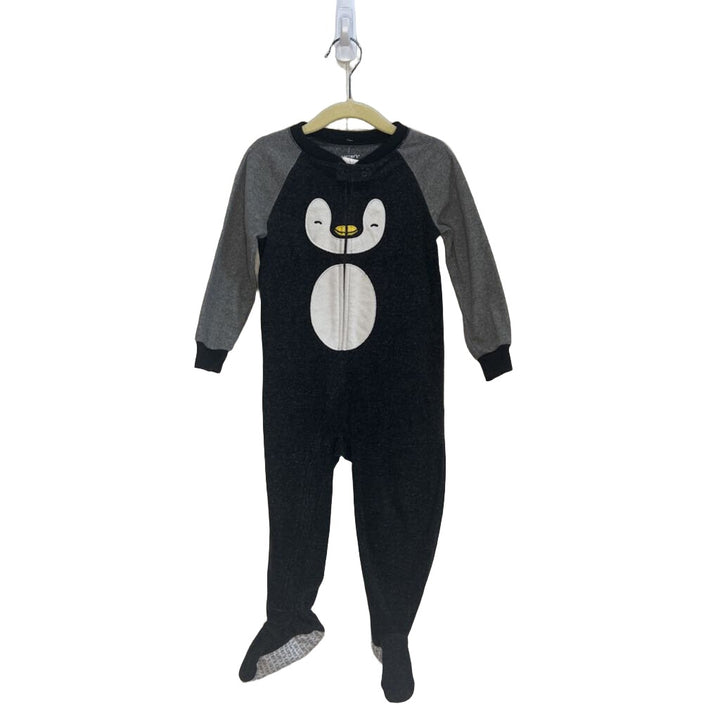 LS Footed Blanket Onesie / Penguin