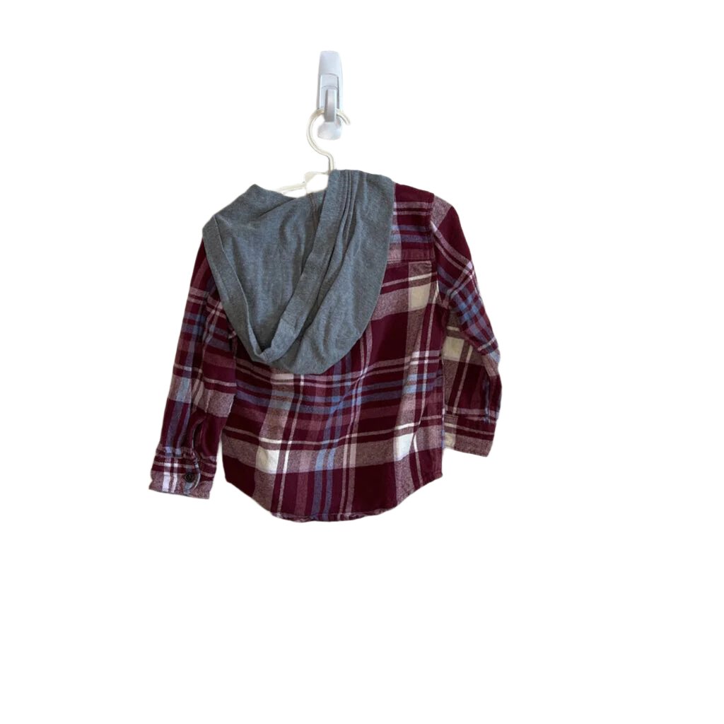 Hooded Flannel Shirt