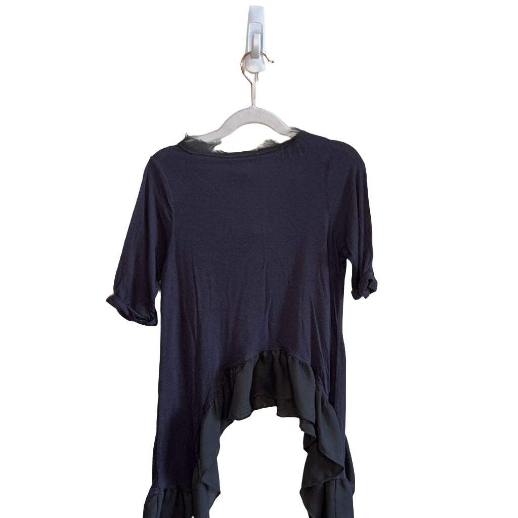 Ls Ruffle Shirt